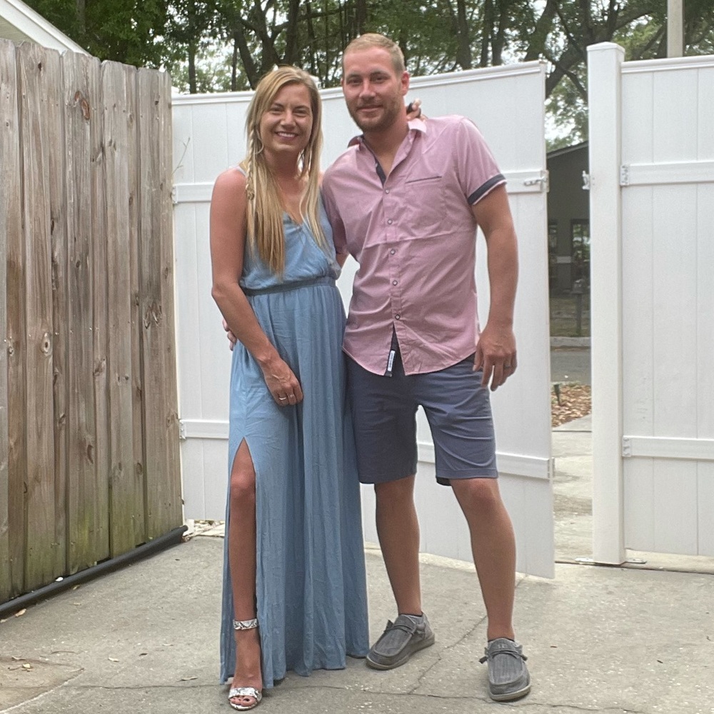 Blue lulus dress